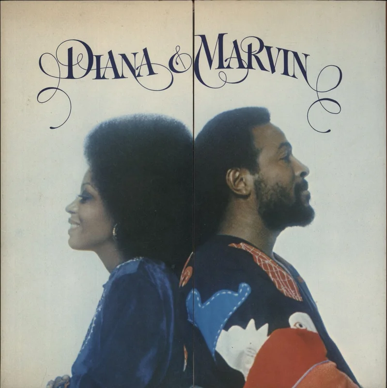Diana Ross Diana & Marvin Japanese Promo Vinyl LP