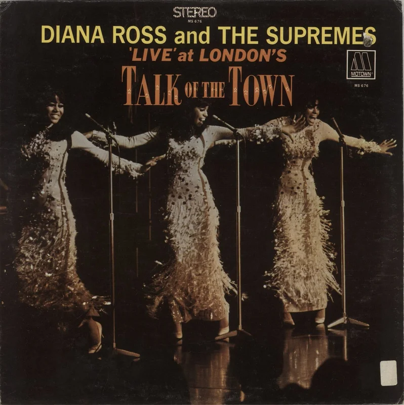 Diana Ross & The Supremes Live At London's Talk Of The Town UK Vinyl LP