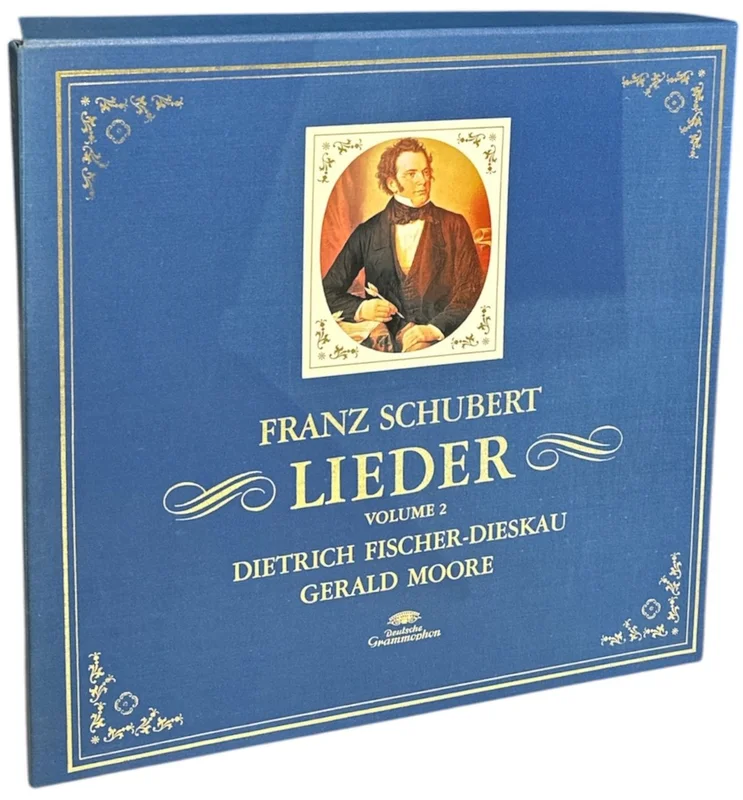 Dietrich Fischer-Dieskau & Gerald Moore Schubert: Lieder Volume 2 German Vinyl box set