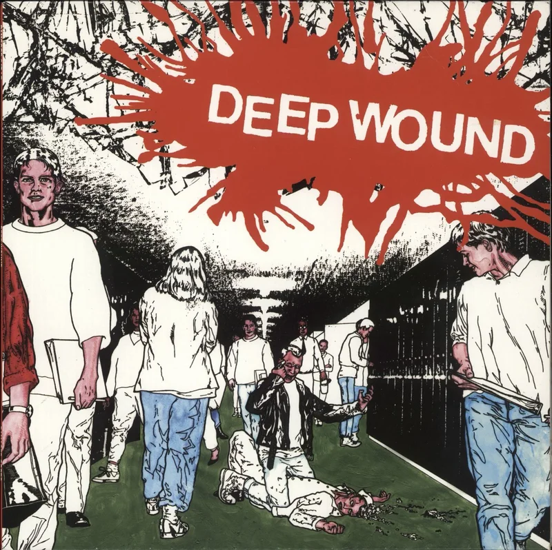 Dinosaur Jr Deep Wound - Red Vinyl UK Vinyl LP