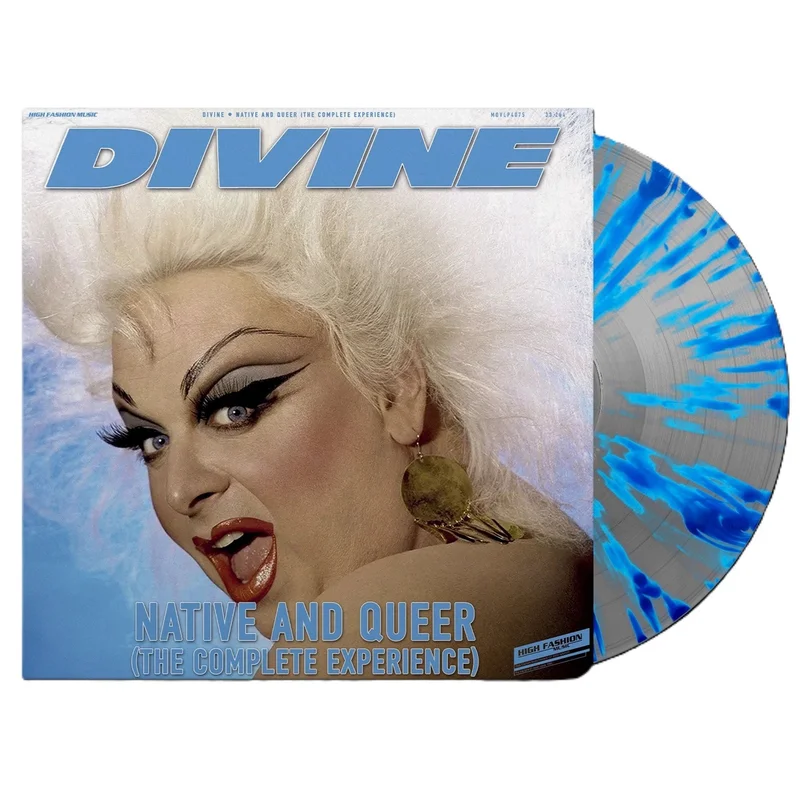 Divine (80's) Native And Queer (The Complete Experience) - Blue Splattered Vinyl - Numbered Edition UK Vinyl LP