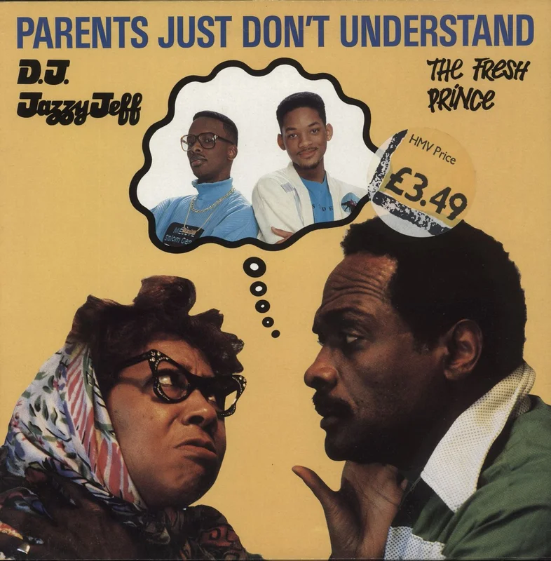 DJ Jazzy Jeff & The Fresh Prince Parents Just Don't Understand UK 12" vinyl