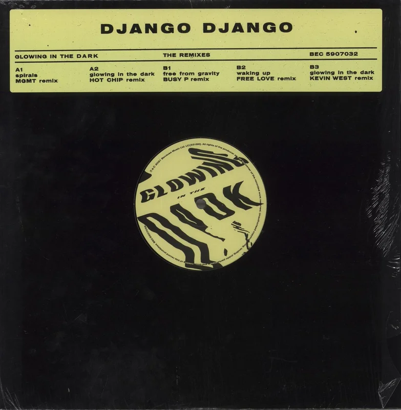 Django Django Glowing in the Dark - The Remixes - RSD21 UK 12" vinyl