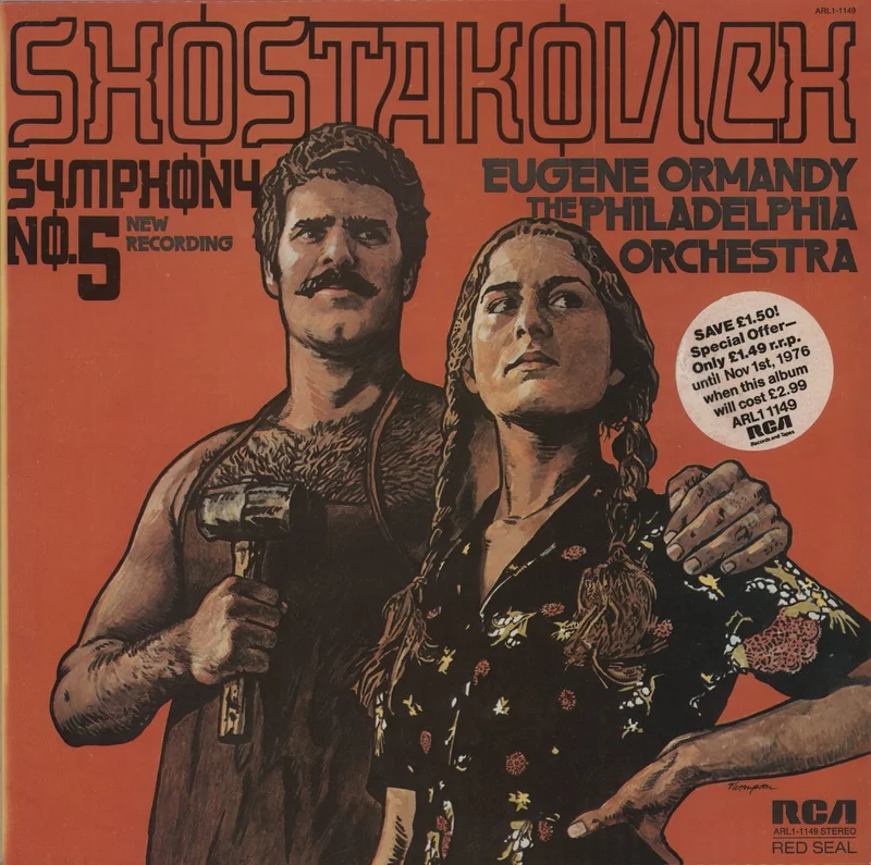 Dmitri Shostakovich Symphony No. 5, Op.47 UK Vinyl LP
