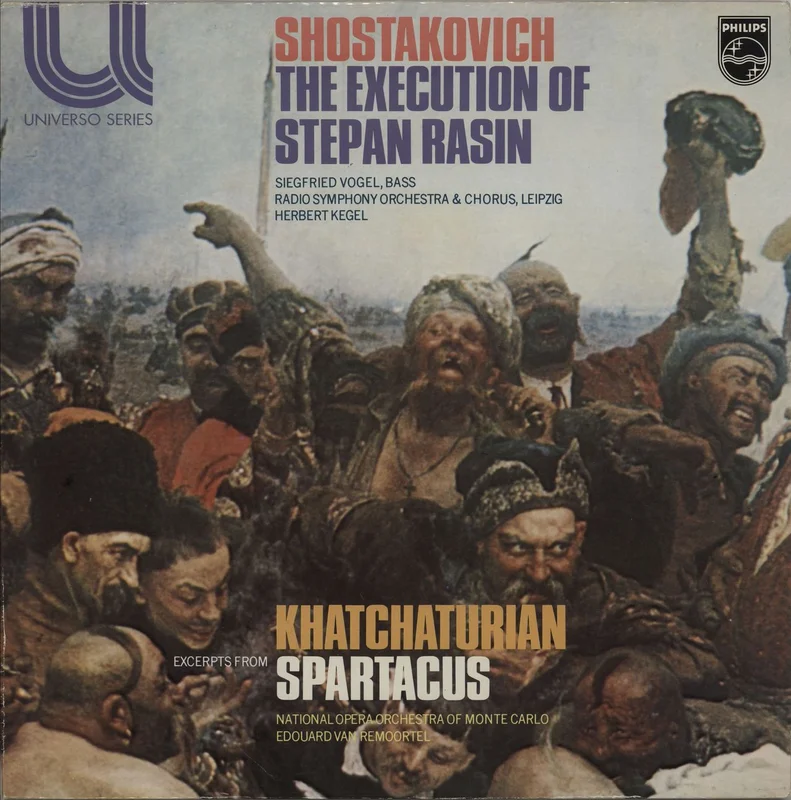 Dmitri Shostakovich The Execution Of Stepan Rasin / Excerpts From Spartacus Dutch Vinyl LP