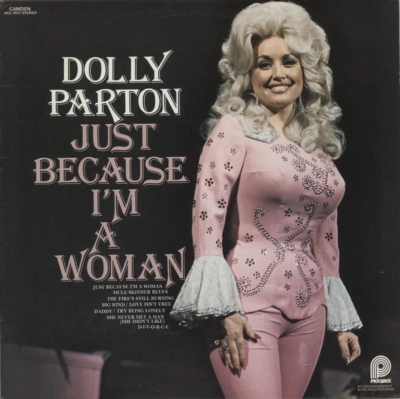 Dolly Parton Just Because I'm A Woman Canadian Vinyl LP
