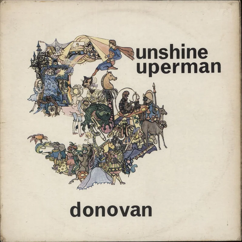Donovan Sunshine Superman - 2nd - VG UK Vinyl LP