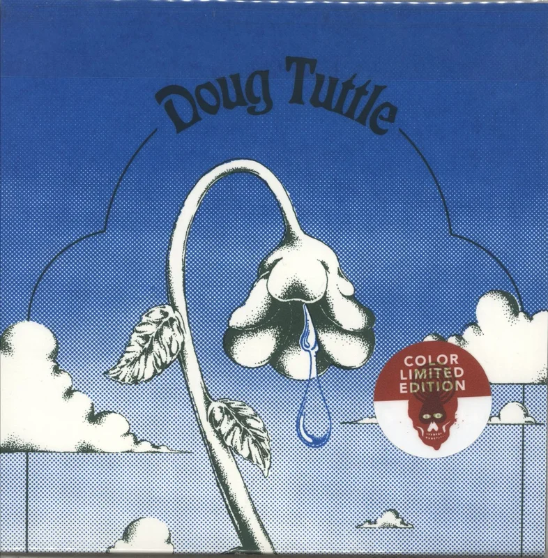 Doug Tuttle Anywhere You Run - Blue Vinyl French 7" vinyl