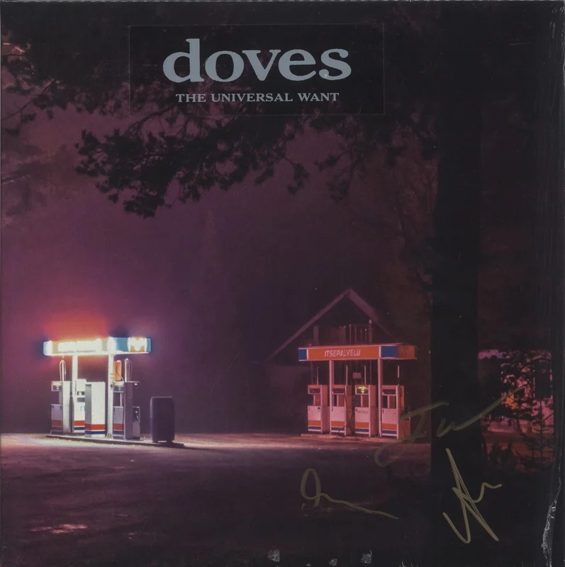 Doves The Universal Want - Red Vinyl + Autographed UK Vinyl LP