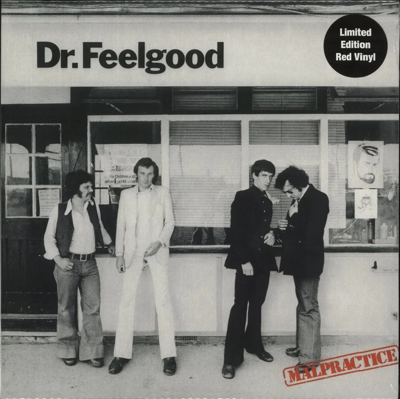 Dr Feelgood Malpractice - Red Vinyl - Sealed UK Vinyl LP