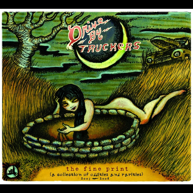 Drive-By Truckers The Fine Print (Crystal Blue Curaao Vinyl)