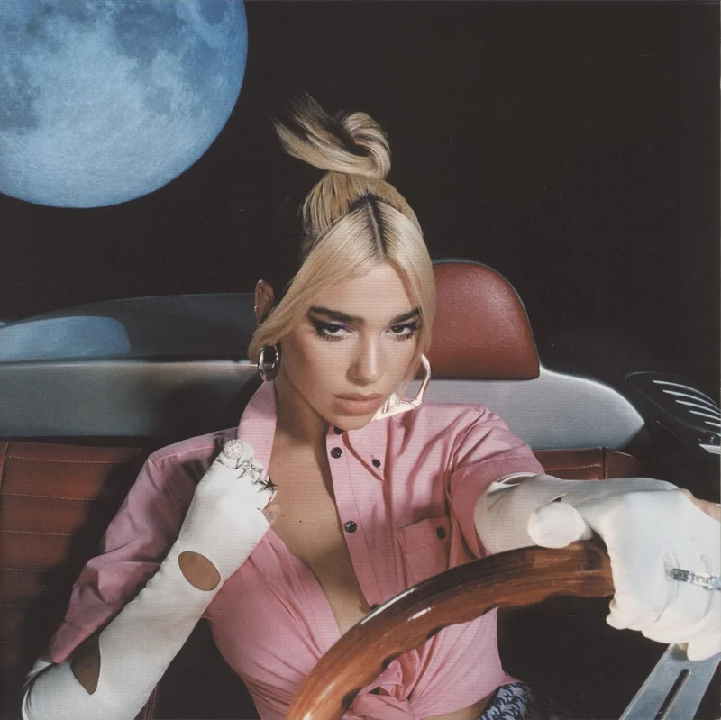 Dua Lipa Future Nostalgia - Pink Vinyl UK Vinyl LP
