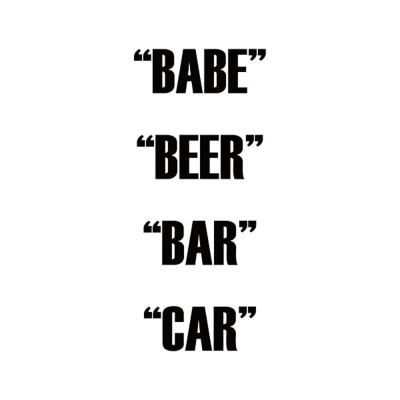 DUAL ACTION Babe Beer Bar Car