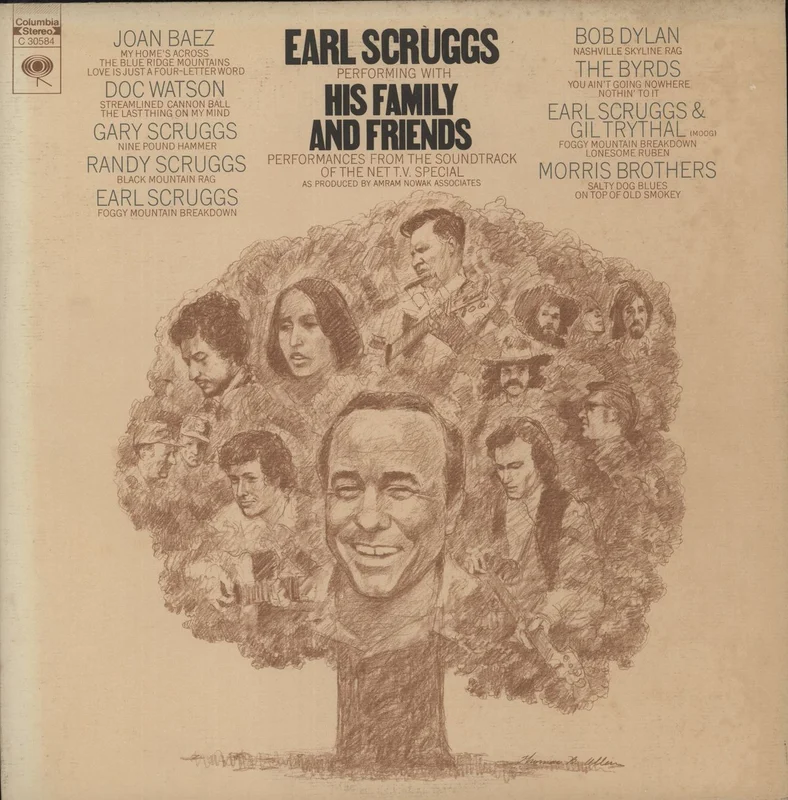 Earl Scruggs His Family And Friends US Vinyl LP