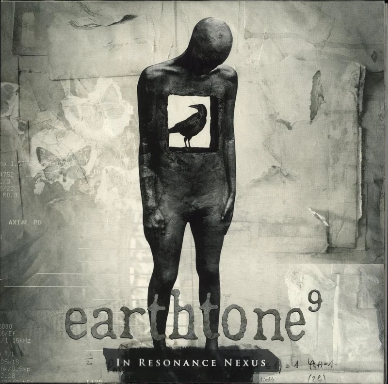 earthtone9 In Resonance Nexus - White & Black Swirl Vinyl UK Vinyl LP