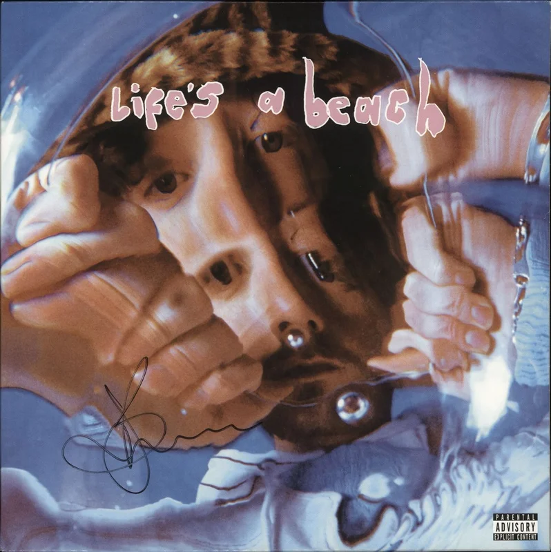 Easy Life Life's A Beach - Transparent Purple - Autographed UK Vinyl LP
