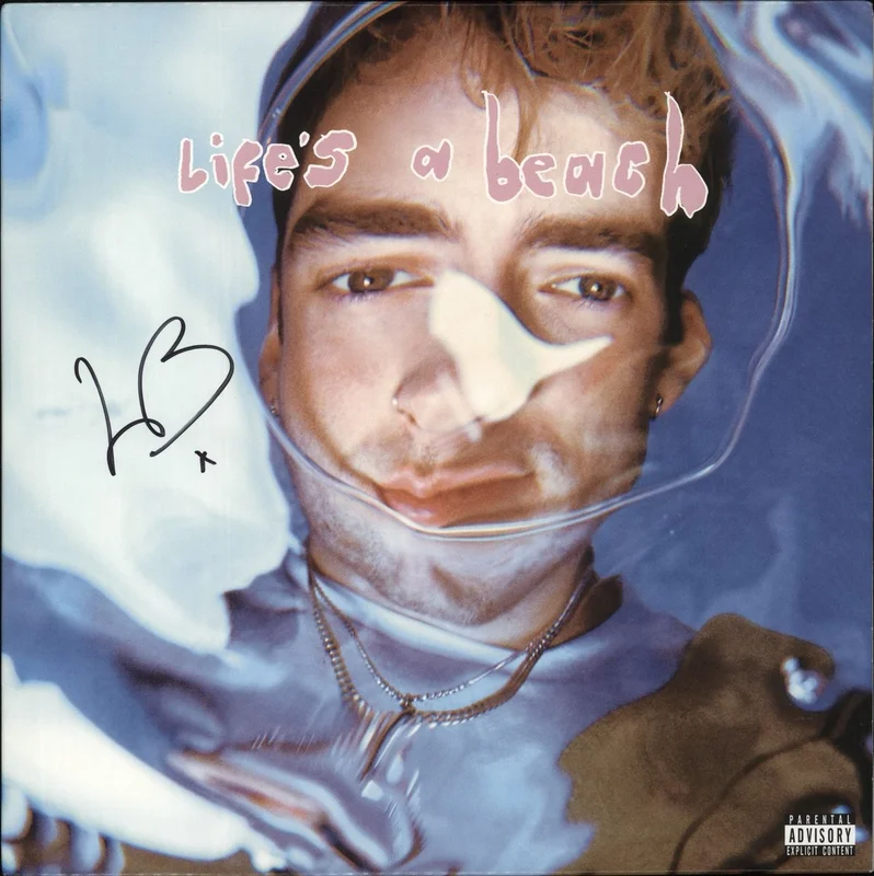 Easy Life Life's A Beach - Transparent Yellow - Autographed UK Vinyl LP
