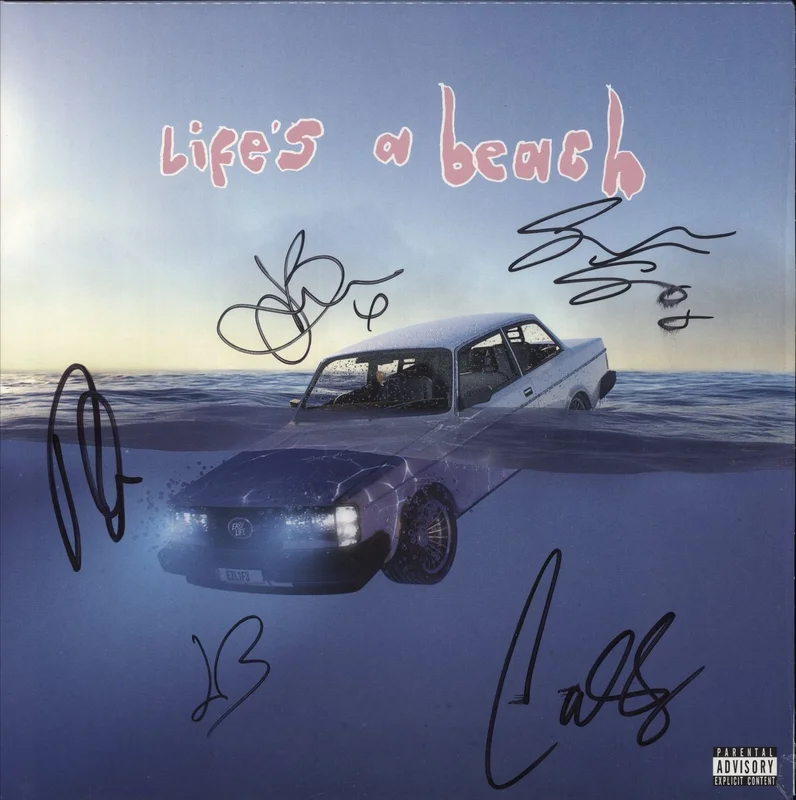 Easy Life Life's A Beach - White Vinyl - Autographed UK Vinyl LP