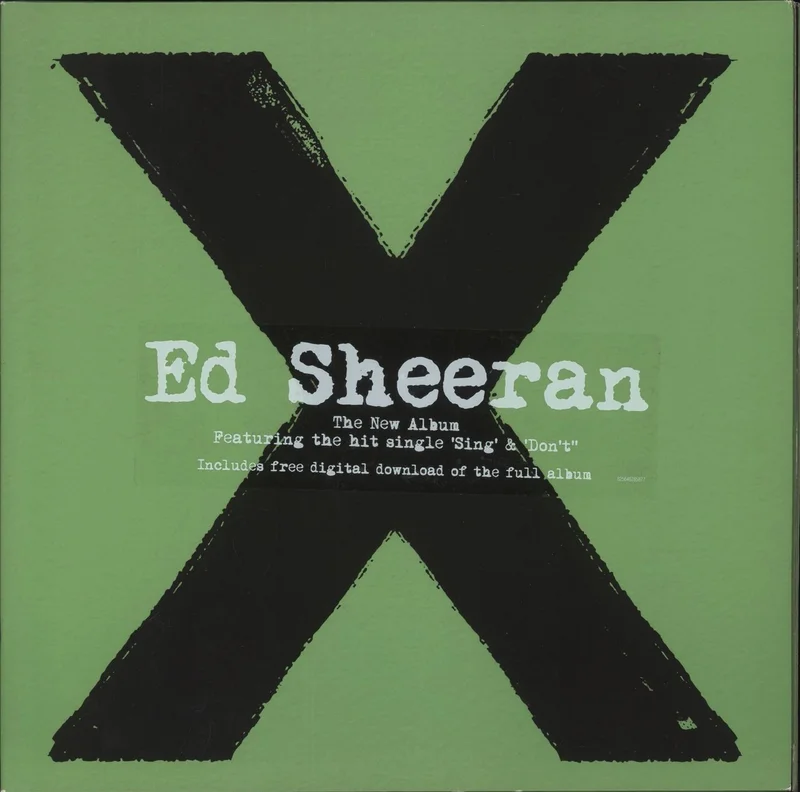 Ed Sheeran X - 180gm + Hype Sticker UK 2-LP vinyl set