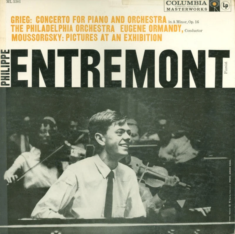 Edvard Grieg, Philippe Entremont, The Philadelphia Orchestra, Eugene Ormandy, Modest Mussorgsky, Philippe Entremont - Concerto For Piano And Orchestra In A Minor, Op. 16 / Pictures At An Exhibition