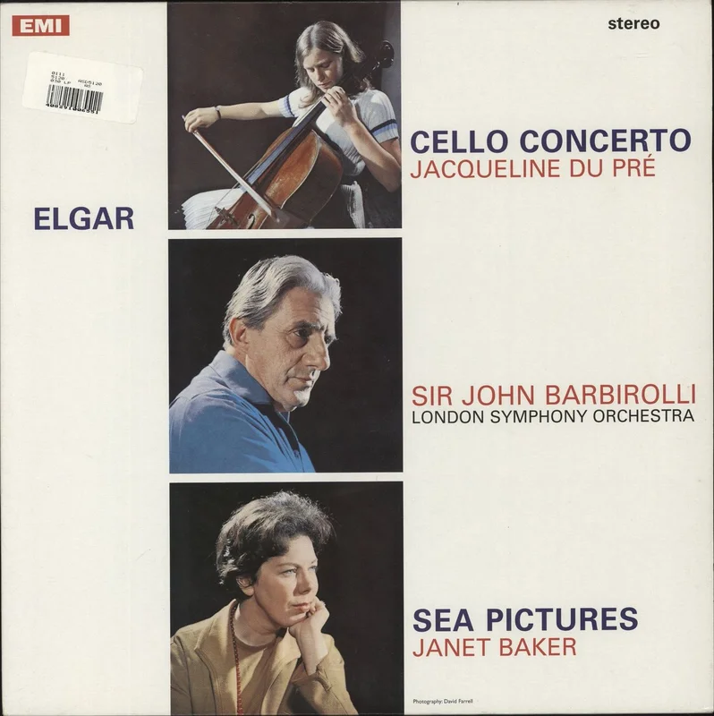Edward Elgar Cello Concerto / Sea Pictures - 180 Gram Vinyl UK Vinyl LP