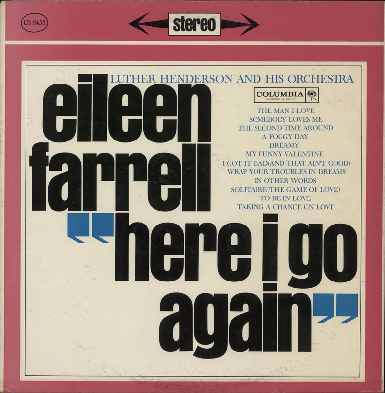 Eileen Farrell Here I Go Again US Promo Vinyl LP