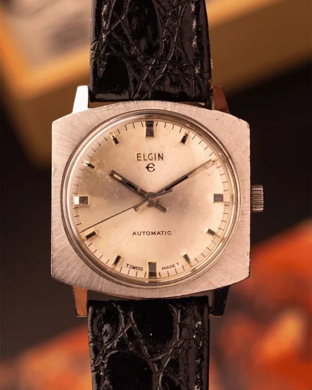 Elgin 4349 (Cushion Dial)  32x34mm, Automatic Movement