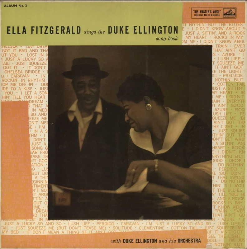 Ella Fitzgerald & Duke Ellington Sings The Duke Ellington Songbook - Volume 2 UK 2-LP vinyl set