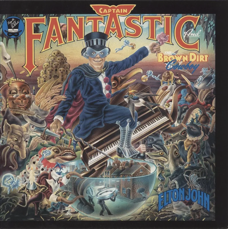 Elton John Captain Fantastic And The Brown Dirt Cowboy - EX UK Vinyl LP