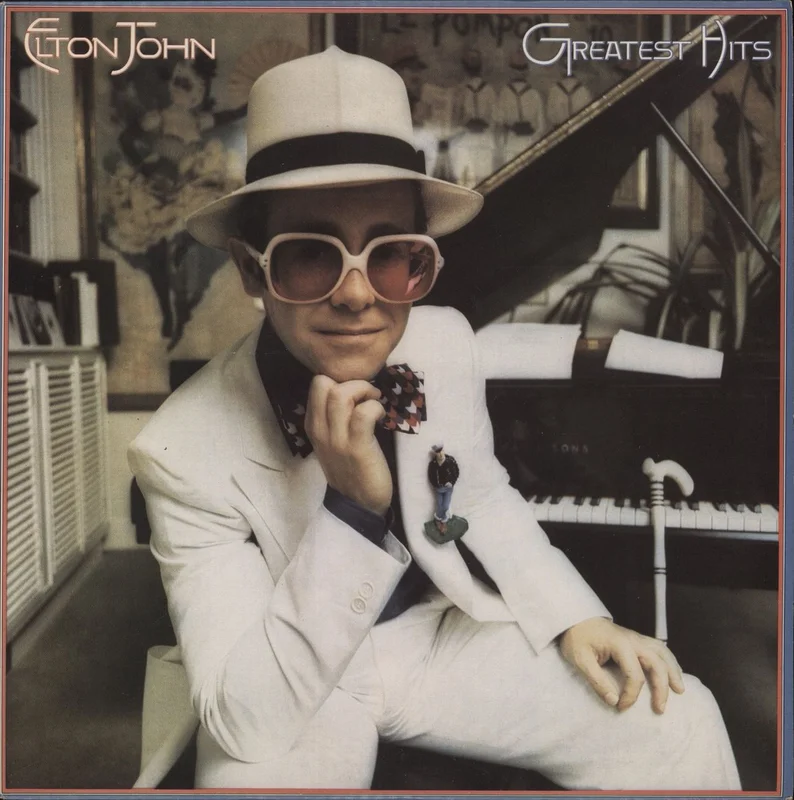Elton John Greatest Hits - Brown Vinyl UK Vinyl LP
