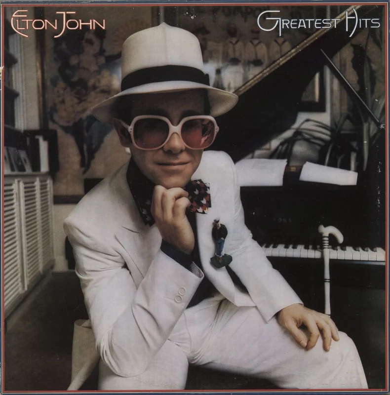 Elton John Greatest Hits - VG Sleeve UK Vinyl LP