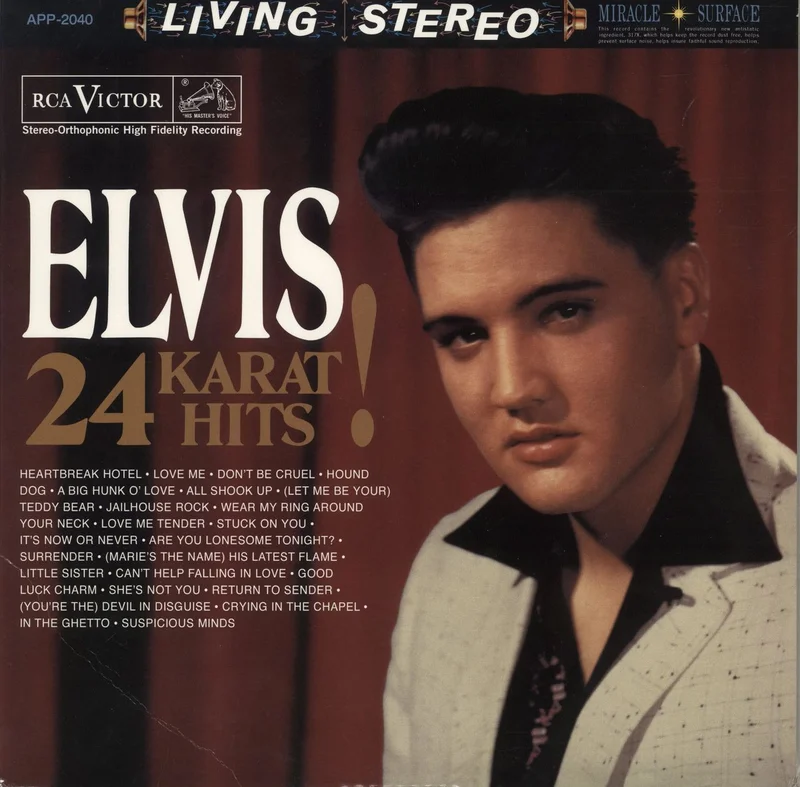 Elvis Presley 24 Karat Hits! - 180gm Vinyl US 3-LP vinyl set