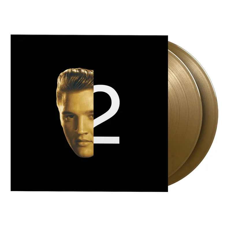 Elvis Presley 2nd To None - Gold Vinyl 180 Gram - Numbered Edition - Linen Laminate Cover UK 2-LP vinyl set
