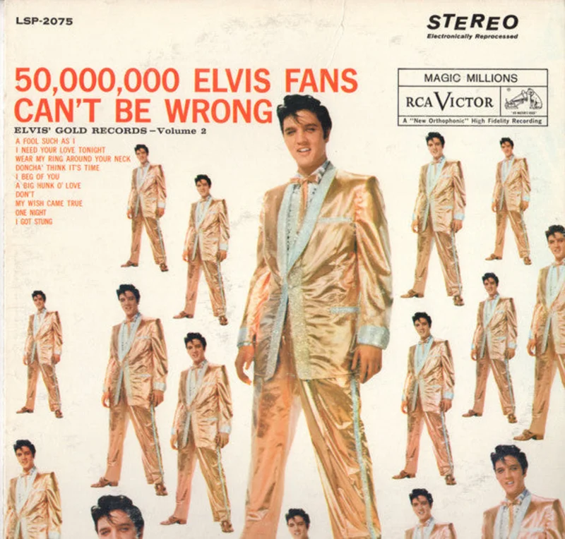 Elvis Presley - 50,000,000 Elvis Fans Can't Be Wrong (Elvis' Gold Records, Vol. 2)