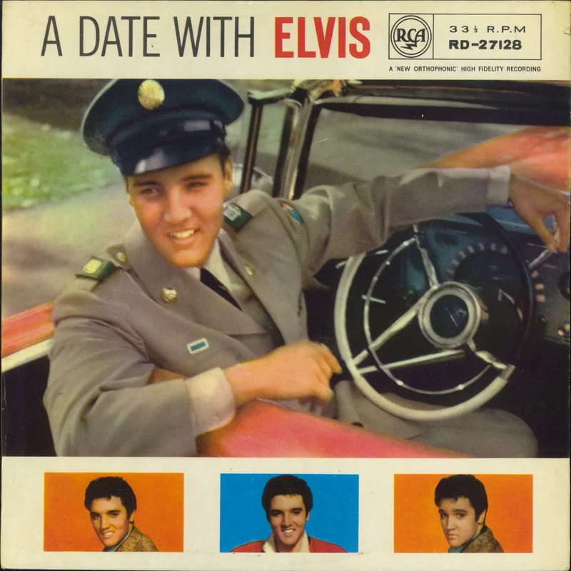 Elvis Presley A Date With Elvis - 3rd UK Vinyl LP