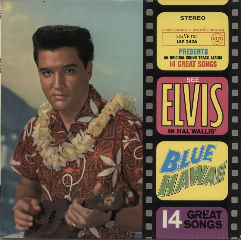 Elvis Presley Blue Hawaii German Vinyl LP