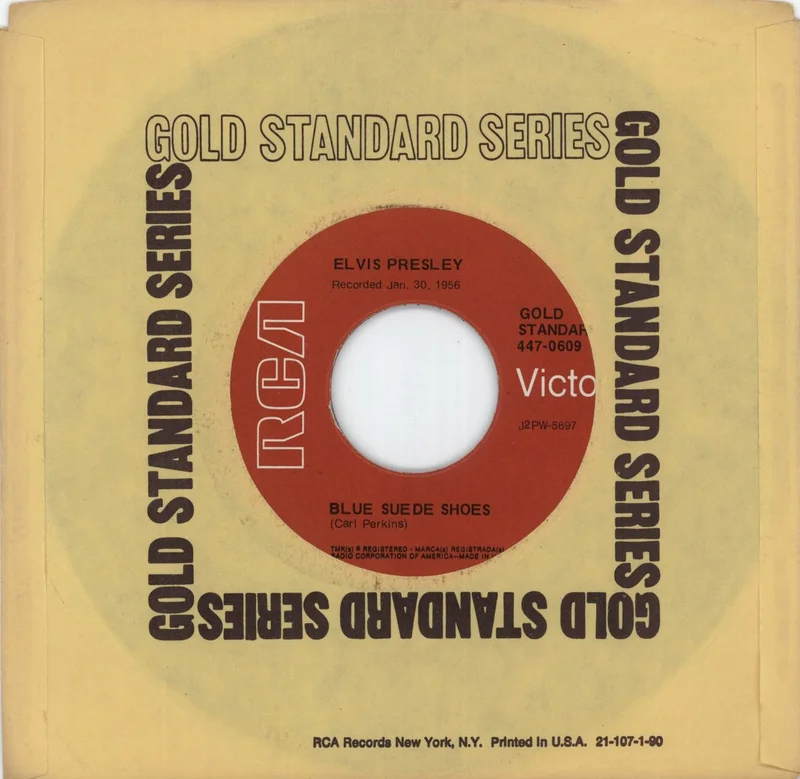Elvis Presley Blue Suede Shoes US 7" vinyl