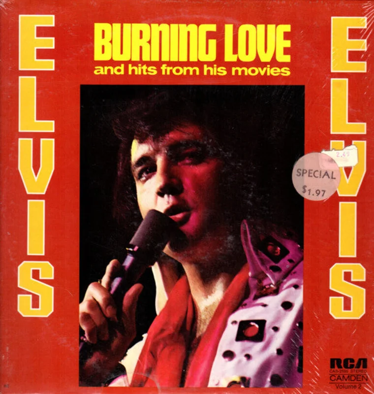 Elvis Presley - Burning Love And Hits From His Movies, Vol. 2