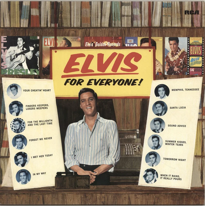 Elvis Presley Elvis For Everyone! German Vinyl LP