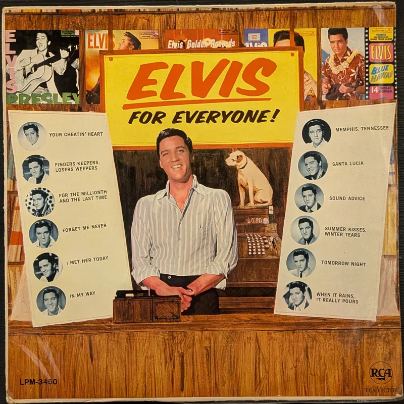 Elvis Presley - Elvis For Everyone! (Indian Pressing) ( (Used Vinyl - VG+) NJ Marketplace