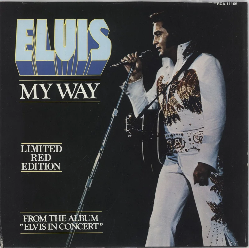 Elvis Presley My Way - Red Vinyl - ex Canadian 7" vinyl