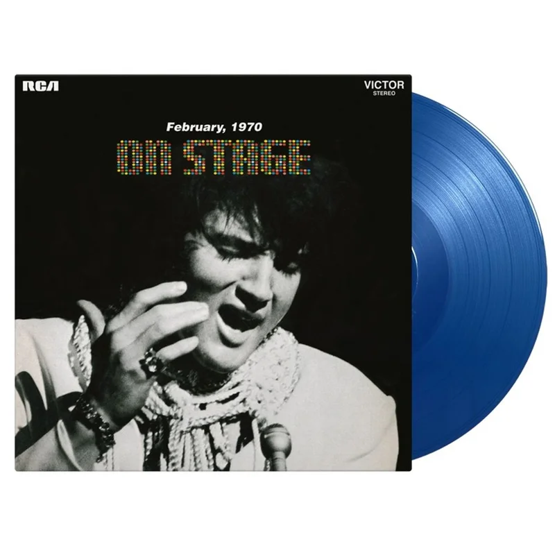 Elvis Presley On Stage - 180 Gram Blue Vinyl - Numbered Edition UK Vinyl LP