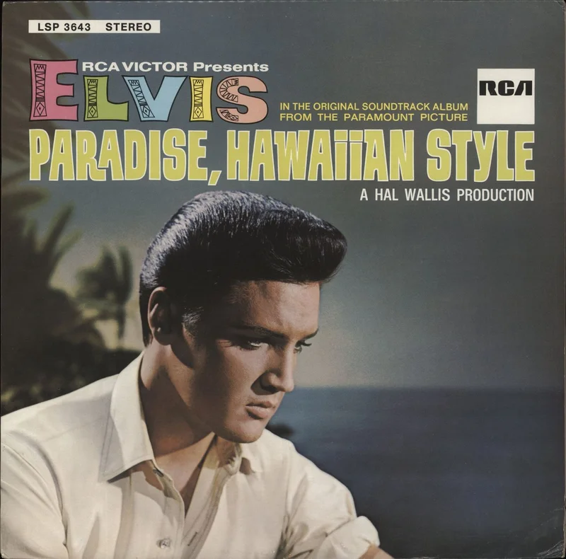 Elvis Presley Paradise, Hawaiian Style German Vinyl LP
