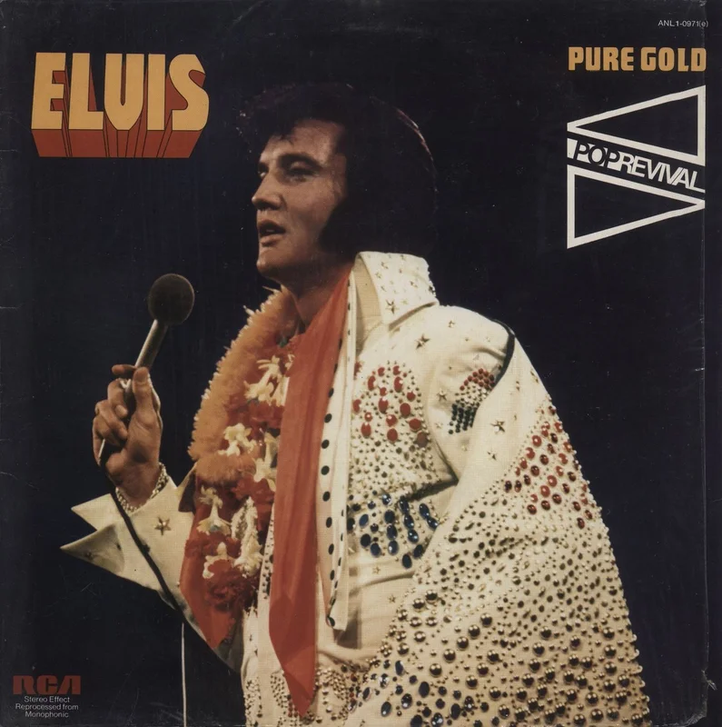 Elvis Presley Pure Gold Italian Vinyl LP
