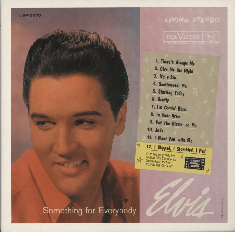 Elvis Presley Something For Everybody Danish 2-CD album set