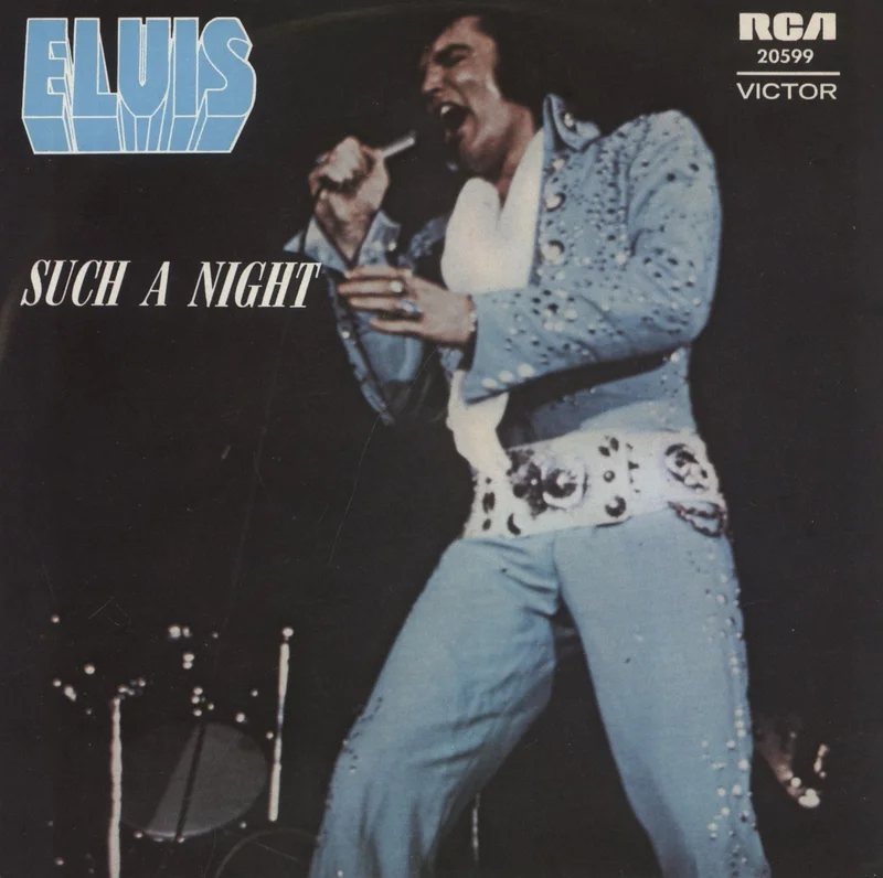 Elvis Presley Such A Night Australian 7" vinyl