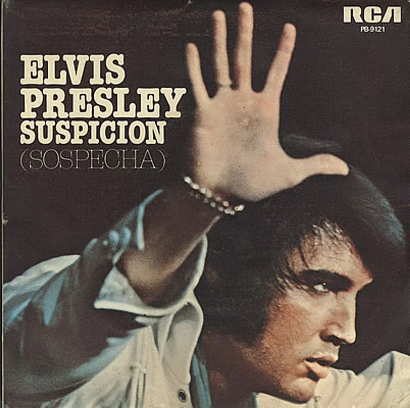 Elvis Presley Suspicion Spanish 7" vinyl
