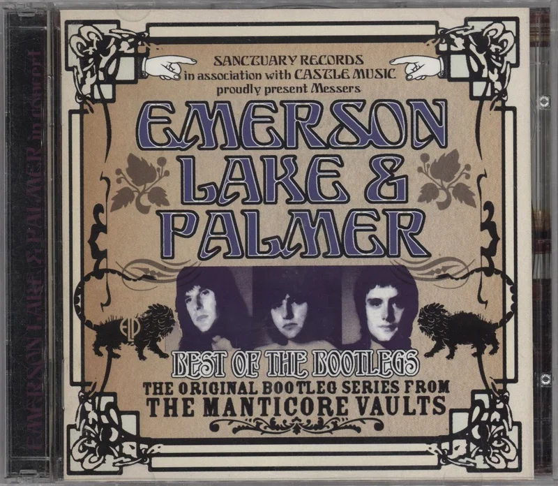Emerson Lake & Palmer Best Of The Bootlegs UK 2-CD album set