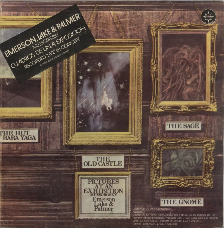 Emerson Lake & Palmer Pictures At An Exhibition Chile Vinyl LP