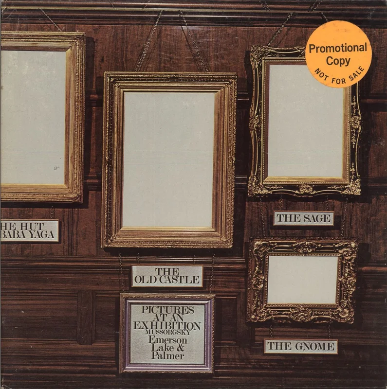 Emerson Lake & Palmer Pictures At An Exhibition - White label + Promo Sleeve US Promo Vinyl LP